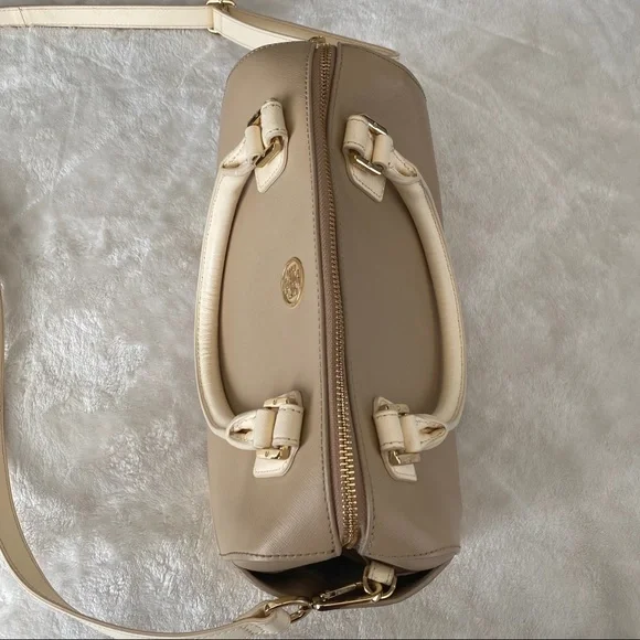 Tory Burch Robinson Middy Satchel Bag Crossbody